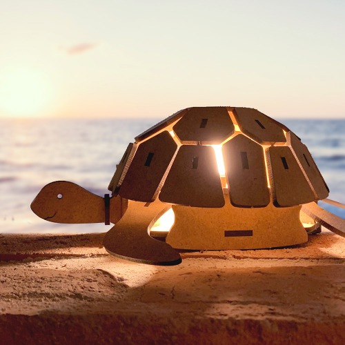 DIY 바다 거북이 무드등 만들기(설명서, USB 램프 포함)
